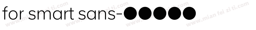 for smart sans字体转换